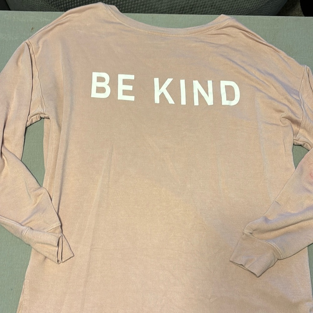 Light pink “be kind” sweatshirt